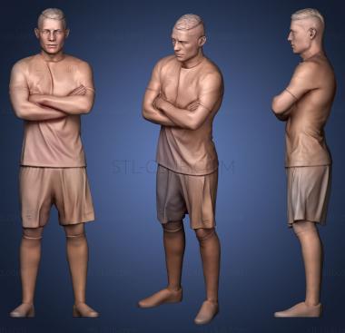 3D model Cristiano Ronaldo (STL)